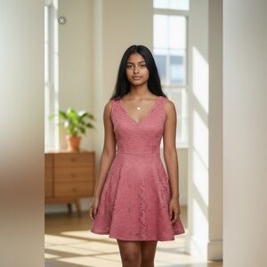 B DARLIN LACE DRESS
